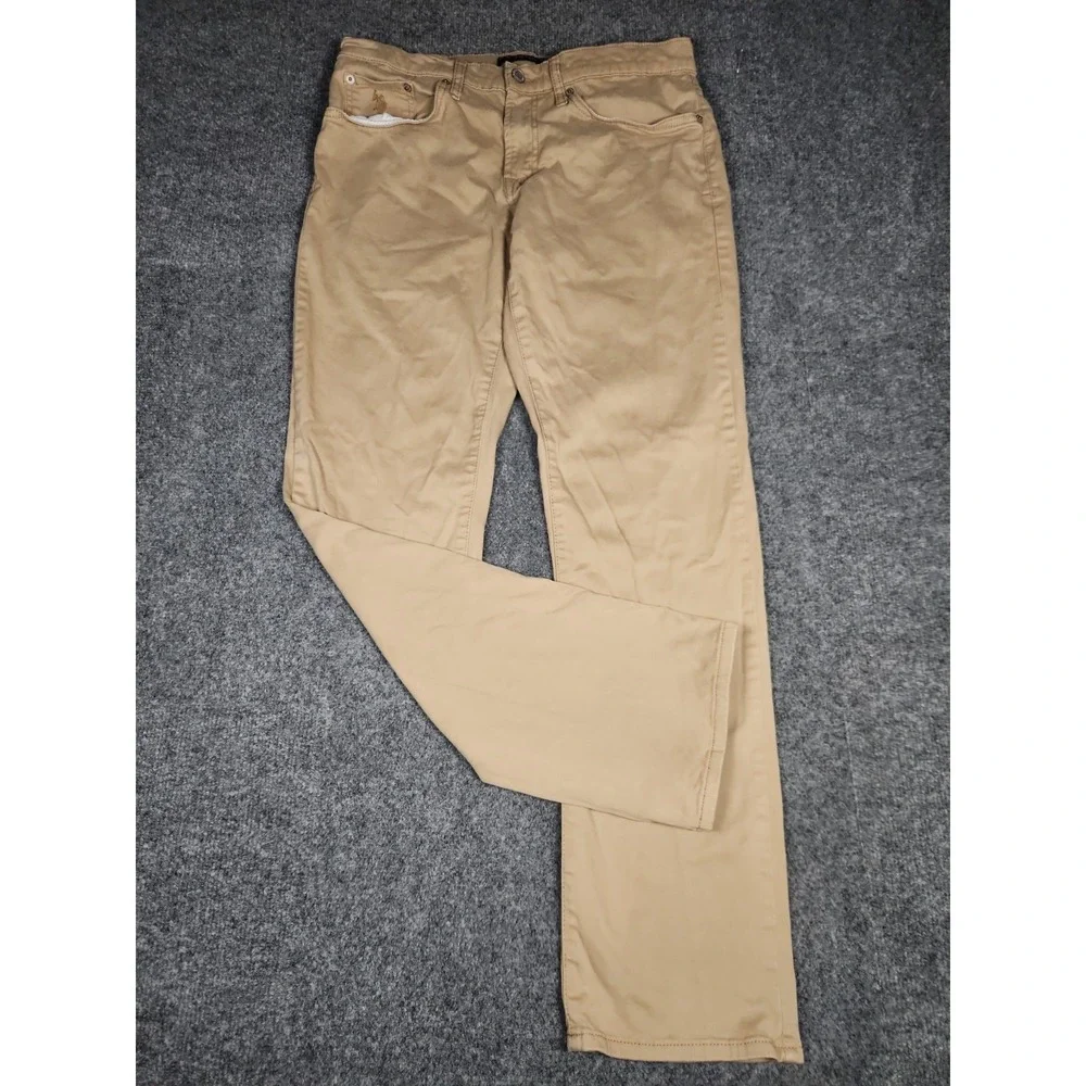 U.S. Polo Assn. Men's 32x30 Activate Stretch 5-Pocket Pants - Khaki